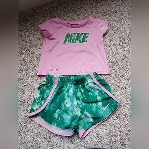 Baby Girl Nike Shirt/Short Set